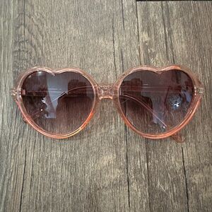 Juicy Couture heart shaped sunglasseses